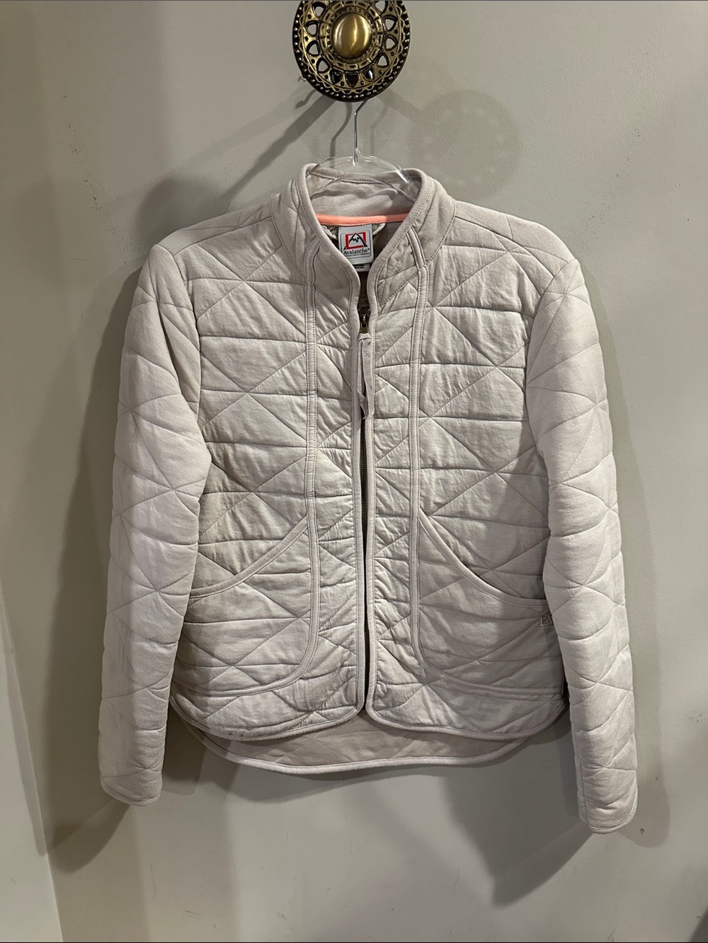 Avalanche Women’s Quilted Utility Jacket in Light Tan
